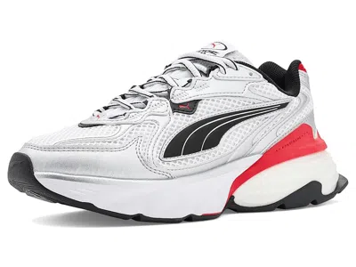 Puma Fade Nitro (big Kid) Kid's Shoes  White/for All Time Red: 4.5 Big Kid M In Multi