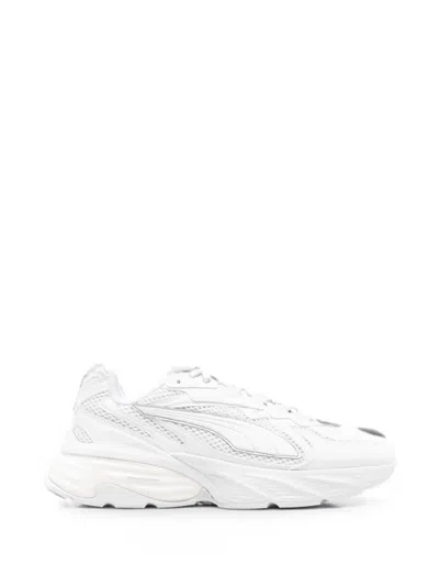Puma Fade Nitro Lace-up Sneakers In White