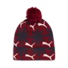 Puma Fair Isle Winter Pom Pom Beanie Hat In Pink