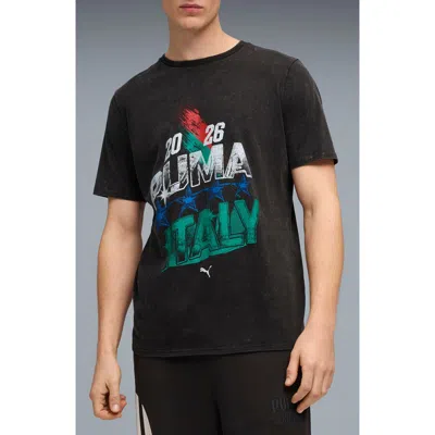 Puma Mens  Fanpack 90s Bespoke Tee In Sport Green/black