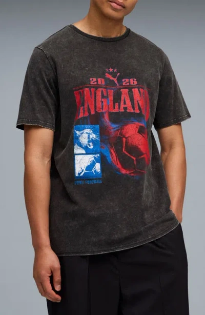 Puma Mens  Fanpack 90s Tee In Black/team Royal