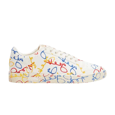 Pre-owned Puma Fashion Geek X Ralph Sampson Lo 'all Over Print' In Cream