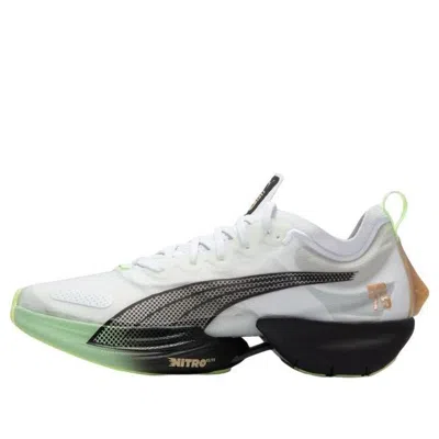 Puma Fast-r Nitro Elite Run 75 'black White Light Mint' In Multi