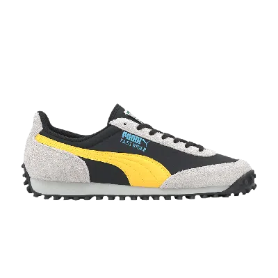 Pre-owned Puma Fast Rider 'fury - Black Yellow' In Grey