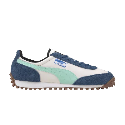 Pre-owned Puma Fast Rider 'fury - White Dark Denim' In Blue