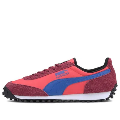 Puma Fast Rider Fury Red/blue/white Low Sneakers In Multi