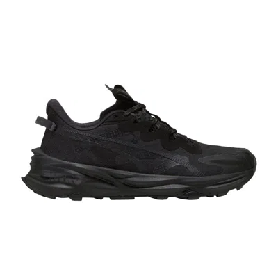 Pre-owned Puma Fast-trac Nitro 3 'seasons - Flat Dark Grey Black' | Men's Size 10.5
