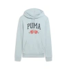 Puma Faux Embroidered Floral Women's Hoodie In Frosted Dew