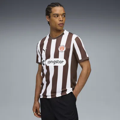 Puma Fc St. Pauli 25/26 Home Soccer Jersey Men In Brown