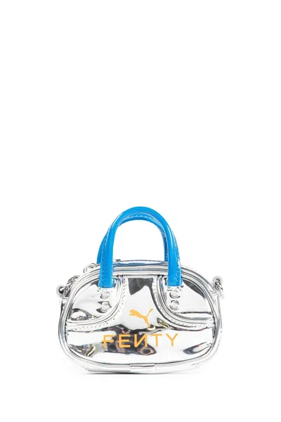 Puma Fenty Collaboration 0.2 L Mini Bag In Silver
