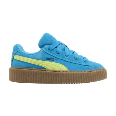 Pre-owned Puma Fenty X Creeper Phatty Big Kid 'speed Blue Lime' | Kid's Size 5.5