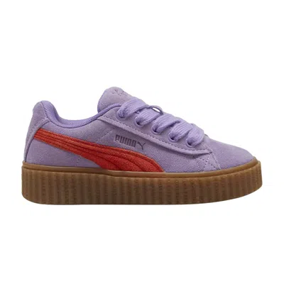 Pre-owned Puma Fenty X Creeper Phatty Little Kid 'lavender Burnt Red' | Purple | Kid's Size 11.5