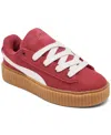 Puma Fenty X  Big Girls Creeper Phatty Casual Sneakers From Finish Line In Red,white