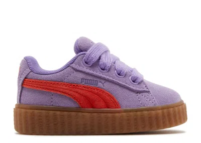 Puma Babies'  Fenty X  Creeper Phatty Toddler 'lavender Burnt Red' In Purple