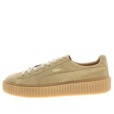 Puma Fenty X Suede Creeper 'oatmeal' In Green