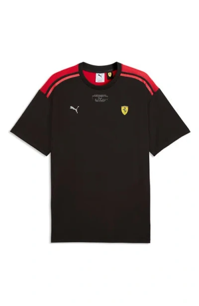 Puma Ferrari Cloudspun Performance T-shirt In Black