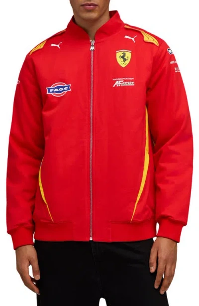Puma Ferrari Hypercar Replica Cotton Jacket In Multi