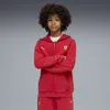 Puma Ferrari Kids Hooded Sweat Jk Youth In Red