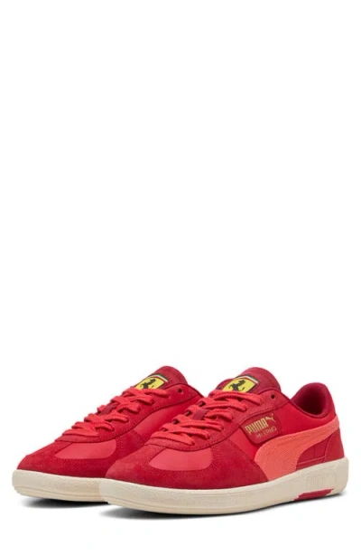 Puma Ferrari Palermo Sneaker In Red