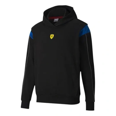Puma Ferrari Race Street Hoodie In Black