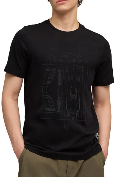 Puma Ferrari Sportswear Graphic T-shirt In Black