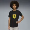 Puma Ferrari Sportswear T-shirt Youth In Black