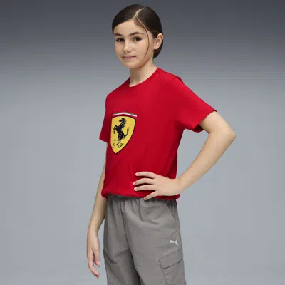 Puma Kids' Ferrari Sportswear T-shirt Youth In Red