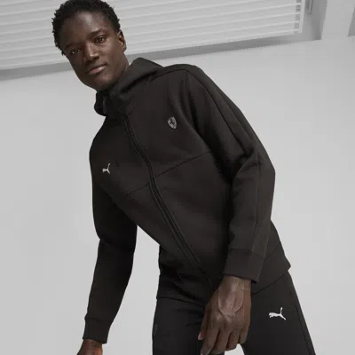 Puma Ferrari Style Sweat Jacket Men In Black