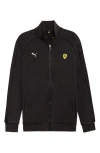 Puma Ferrari T7 Cotton Jacket In Black