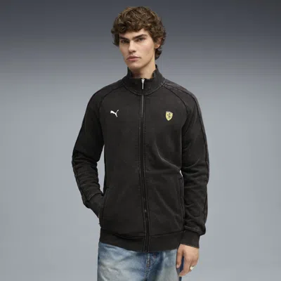 Puma Ferrari T7 Jacket Men In Black