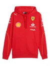 Puma Ferrari Team Hoodie In Red