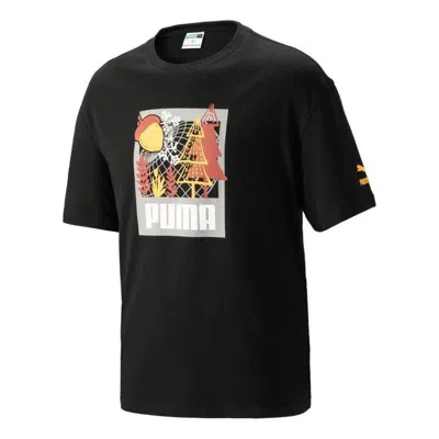 Puma Ff Short Sleeve Graphic Tee 'black'