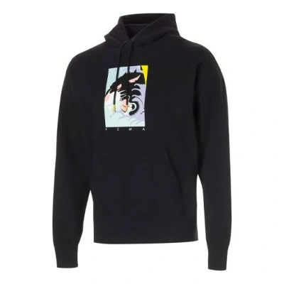 Puma Fierce Cat Graphic Hoodie 'black'