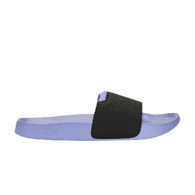 Pre-owned Puma Final Fantasy Xiv X Leadcat 2.0 Slide 'dark' In Purple