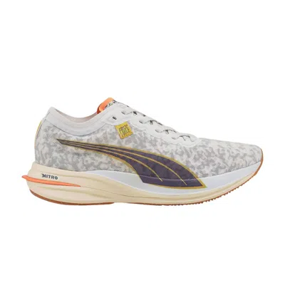 Pre-owned Puma First Mile X Wmns Deviate Nitro 'nimbus Cloud Dark Slate' | Grey | Women's Size 6