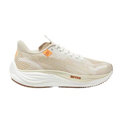 Pre-owned Puma First Mile X Wmns Velocity Nitro 3 'vapor Grey' | Cream | Women's Size 7.5 In Beige