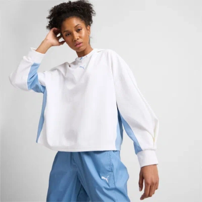 Puma Fit Women's Double Knit Hoodie In White