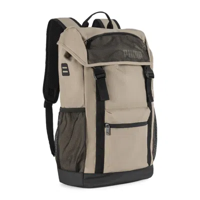 Puma Flap Top Backpack In Brown