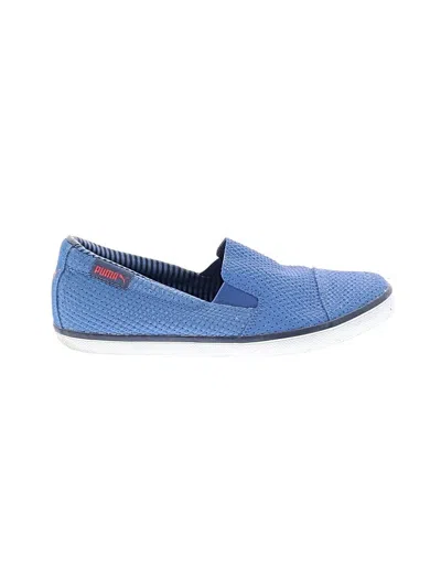 Pre-owned Puma Flats In Blue