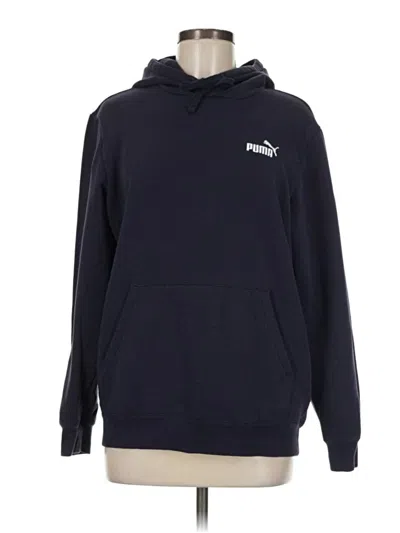 Pre-owned Puma Fleece Jacket In Blue