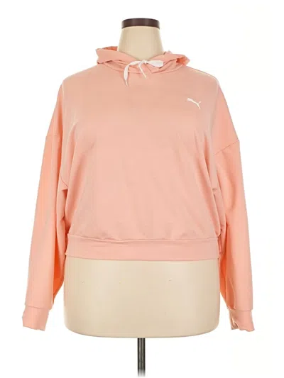 Pre-owned Puma Fleece Jacket In Pink