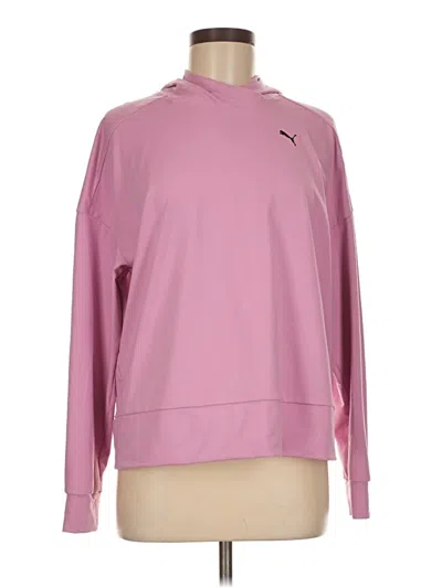 Pre-owned Puma Fleece Jacket In Pink
