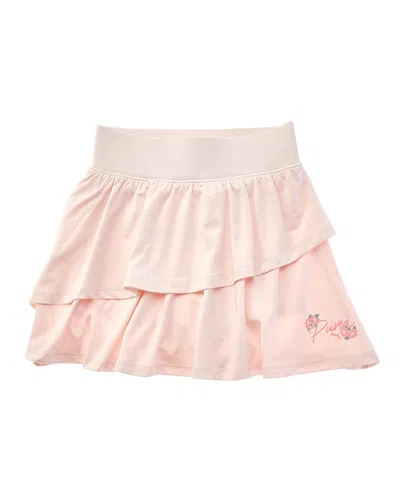 Puma Floral Pack Ruffle Skort In Pink