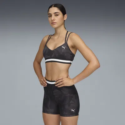 Puma Floral Ribbon Low-support Bra