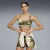 Puma Floral Ribbon Low-support Bra