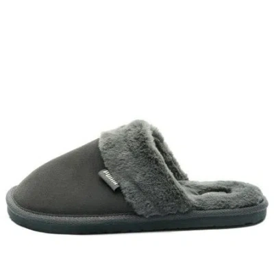 Puma Fluff Mule Bx Fur 'grey' In Gray