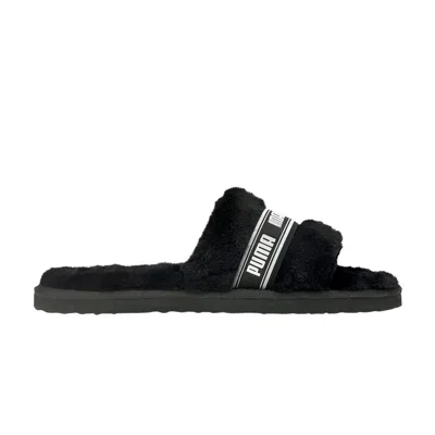 Pre-owned Puma Fluff Slide Jr 'black' | Kid's Size 5