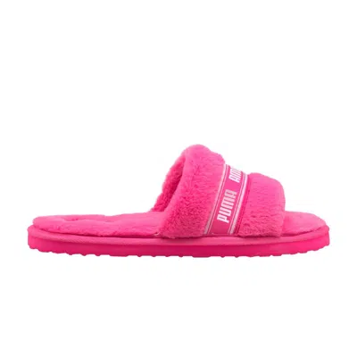 Pre-owned Puma Fluff Slide Jr 'fluo Pink' | Kid's Size 6