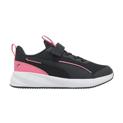 Pre-owned Puma Flyer 3 Ac+ Little Kid 'black Pink' | Kid's Size 2
