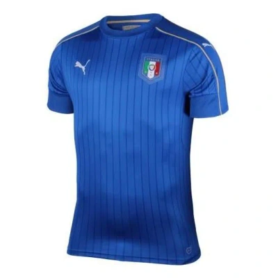 Puma Football Fan Italy Figc Italia Home Shirt Replica In Blue